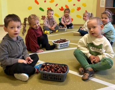 Jesienna 🍁zabawa kasztanami 🌰 Kangurki 😁